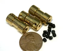 3 Motor Coupling Coupler Connector Drive Shaft Connector boat rc 2mm x 2mm A26