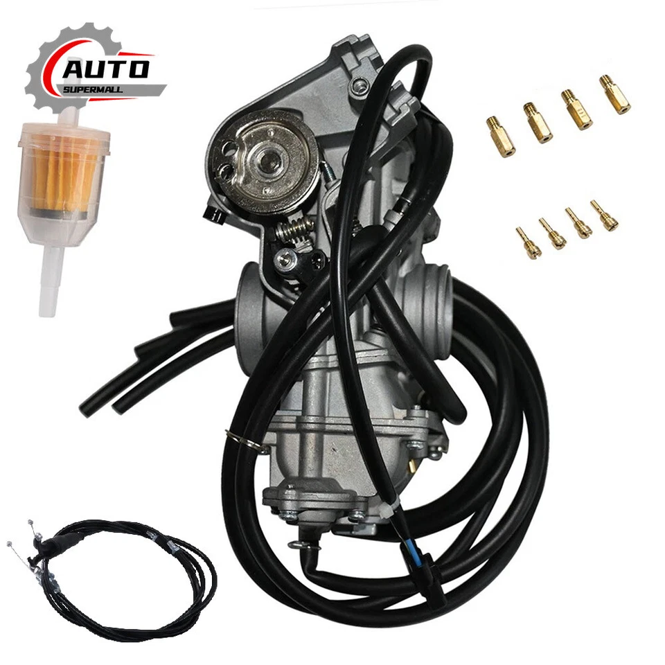 New Carburetor for Honda CRF150R CRF150RB 2007 2008 2009 & Throttle Cable - Image 3 of 4
