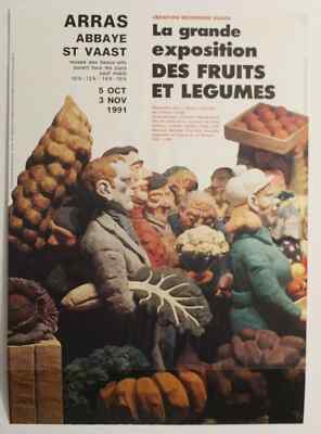 SELTENES Original Plakat 1991, Raymond MASON ''Gde Expo Fruits & Légumes'' 50x70