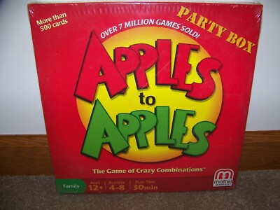 Apples to Apples Party Box Board Game Family Fun New Sealed | eBay
