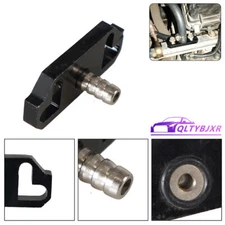 Turbo Fuel Pressure Delivery Regulator Rail Adapter Riser For Honda Acura Black