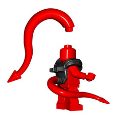 Brickwarriors Custom Dragon Tail for Minifigures -Pick your Color NEW
