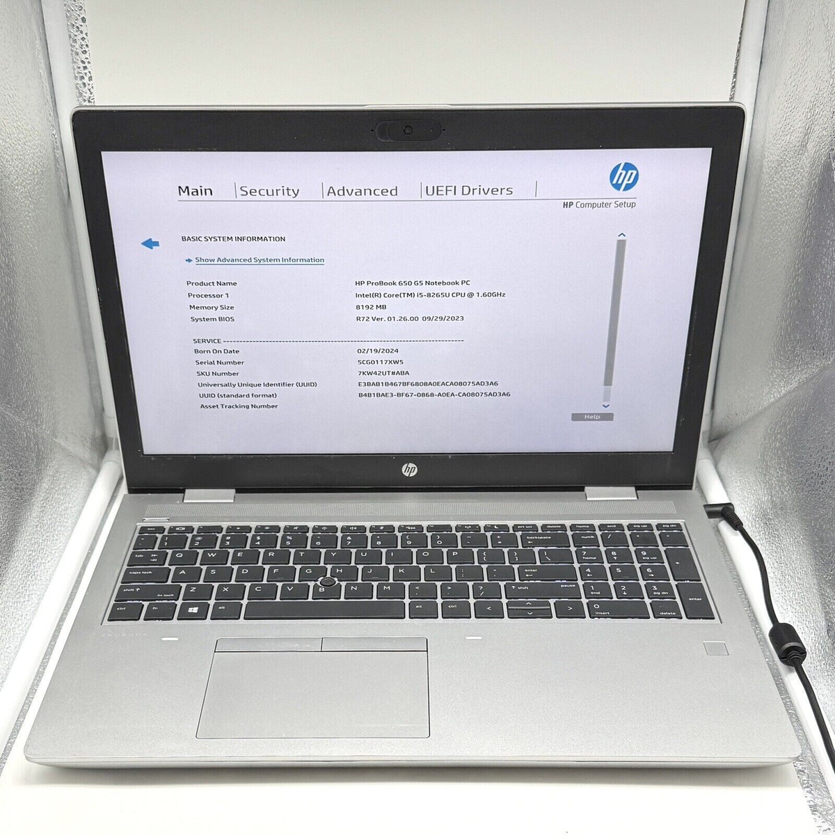 HP ProBook 650 G5 15.6