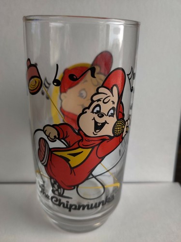 Vintage 1985 Hardees Chipmunks Souvenirbrille Alvin Simon Theodore 3er Set - Bild 5 von 7