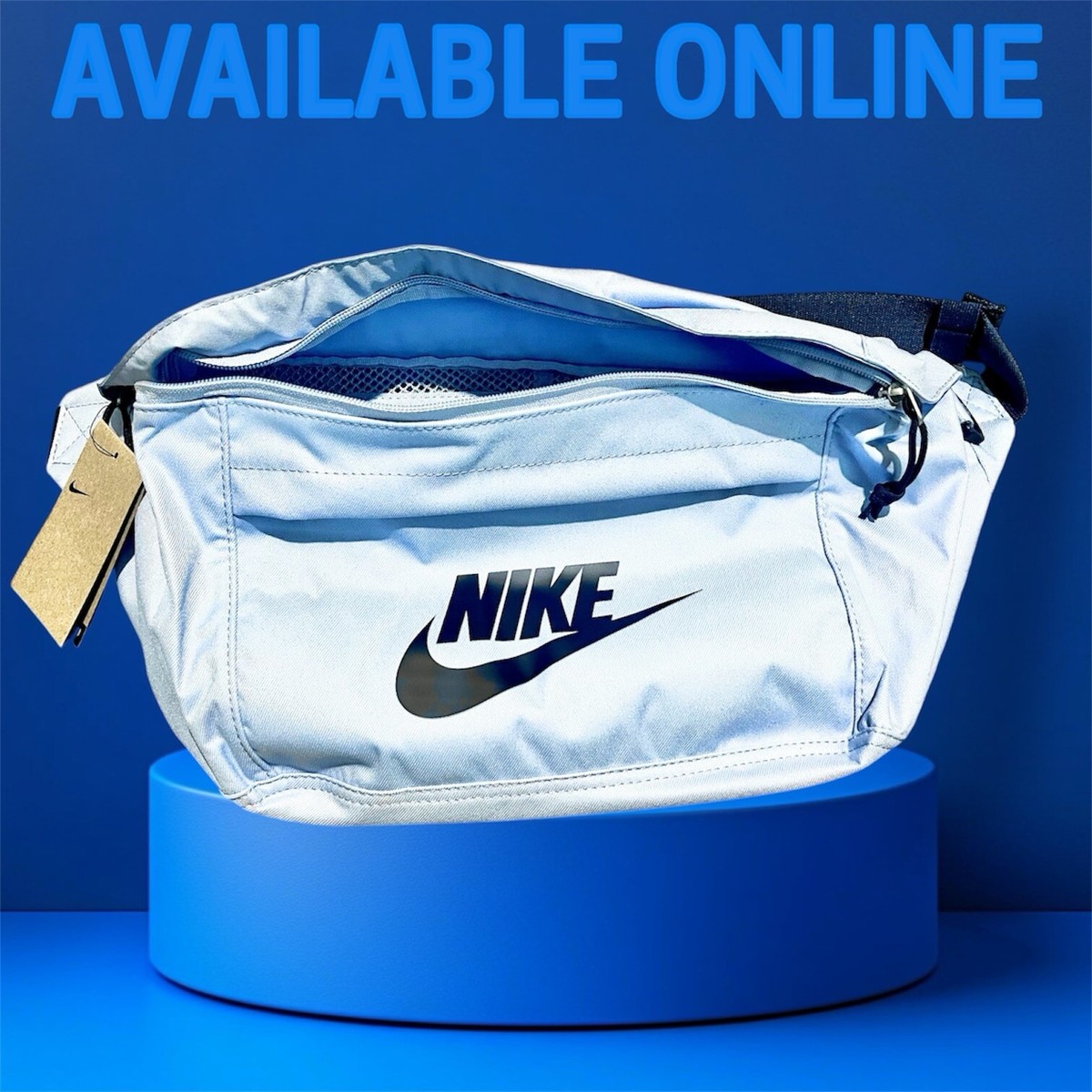 nike tech hip pack blue