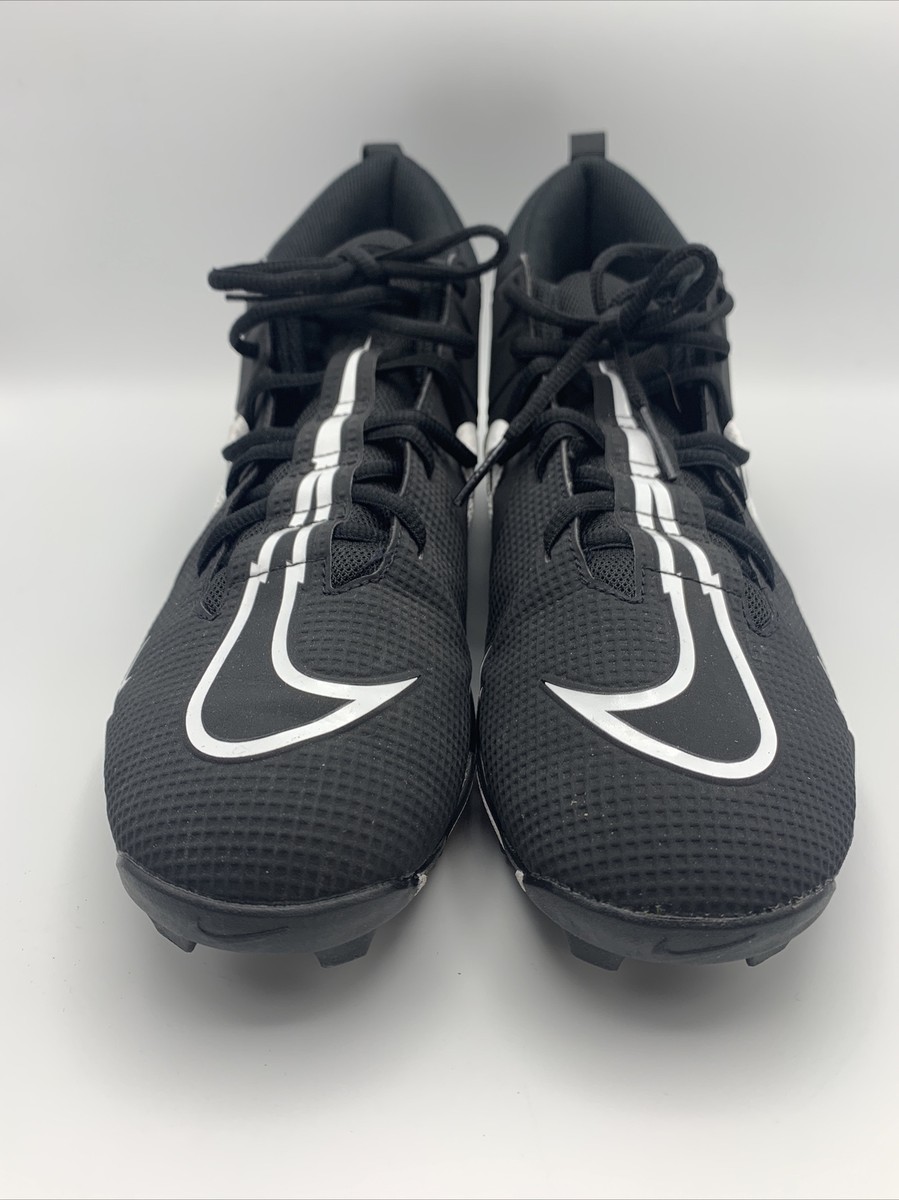 Nike Alpha Menace 3 Shark Football Cleats Black/White Men display picture 3