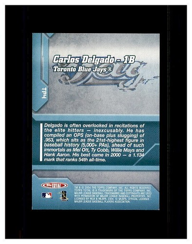 CARLOS DELGADO YOU PICK HUGE FAN COLLECTION .99 UNLIMITED SHIPPING HIGH GRADE - Picture 37 of 501