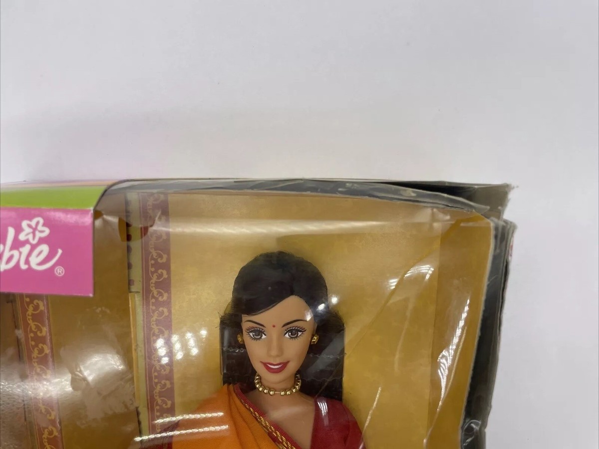 Barbie in India doll orange sari 2006 Rare BOX WEAR | eBay Barbie in India doll orange sari 2006 Rare BOX WEAR | eBay