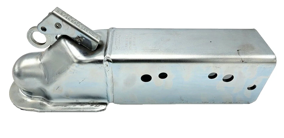 Titan Straight Tongue Trailer Coupler Zinc-Plated 21K 3" Chan 2-5/16" USA Made - Image 4 of 4