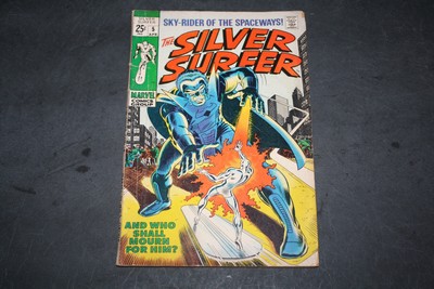 Silver Surfer #5 - US Marvel Comics Group 1969 - 1st App. Ghost Light! TOP
