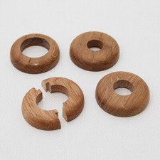 Holz-Heizkörperrosette Abdeckrosette Echtholz 15 mm - 18 mm - 22 mm - 28 mm