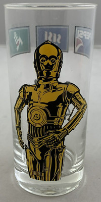 Star Wars C3PO C-3PO Glas Trilogy Special Edition Pepsi Sisi 7UP Werbe 90er 1997