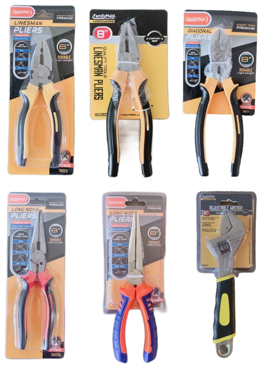 Linesman Pliers Diagonal Plies Long Nose Pliers Adjustable Wrench