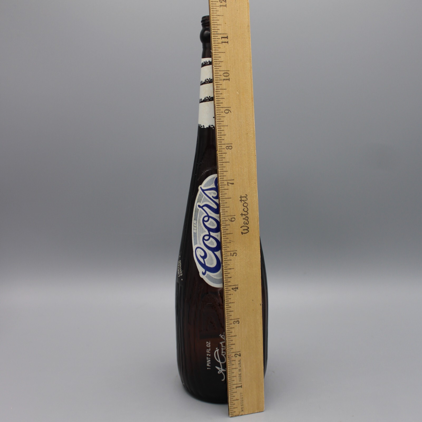 Vintage Coors Light Baseball Bat Bottle Limited Edition 18 Fl. Oz