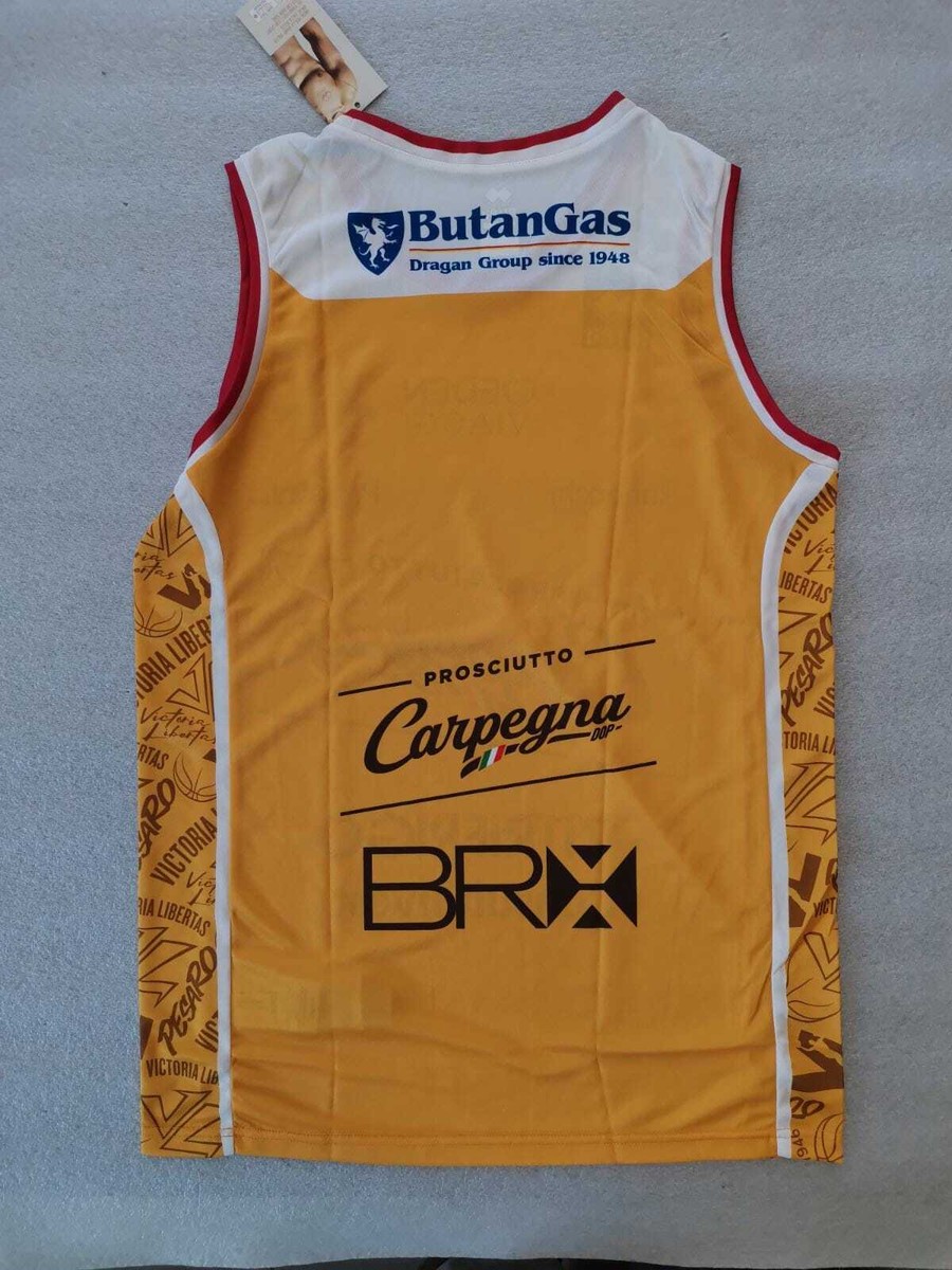 2560/976 ERREA PESARO BASKET 1' CANOTTA MAGLIA GIOCO LBA LEGA