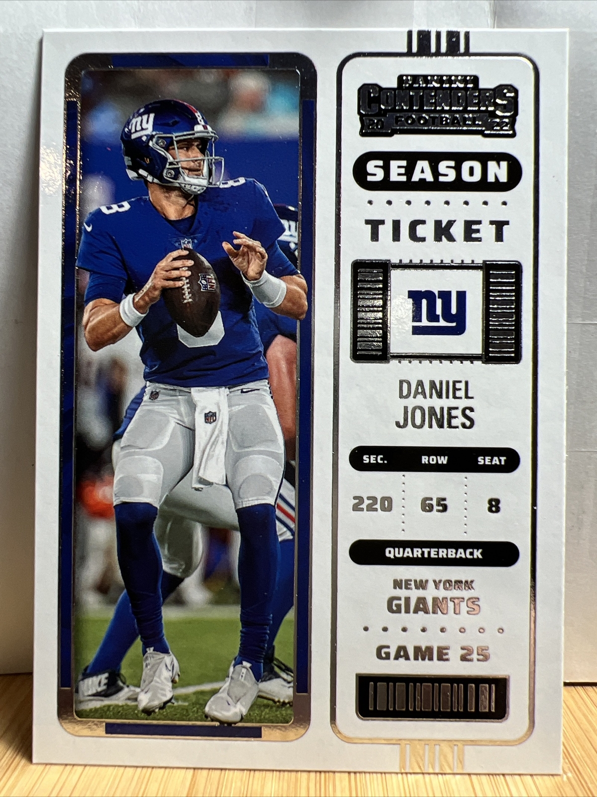 2022 Panini Contenders Season Ticket   #69 Daniel Jones  New York Giants