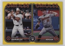 2024 Update Rookie Combo Yellow Rainbow Foil David Banuelos Matt Krook 04fu