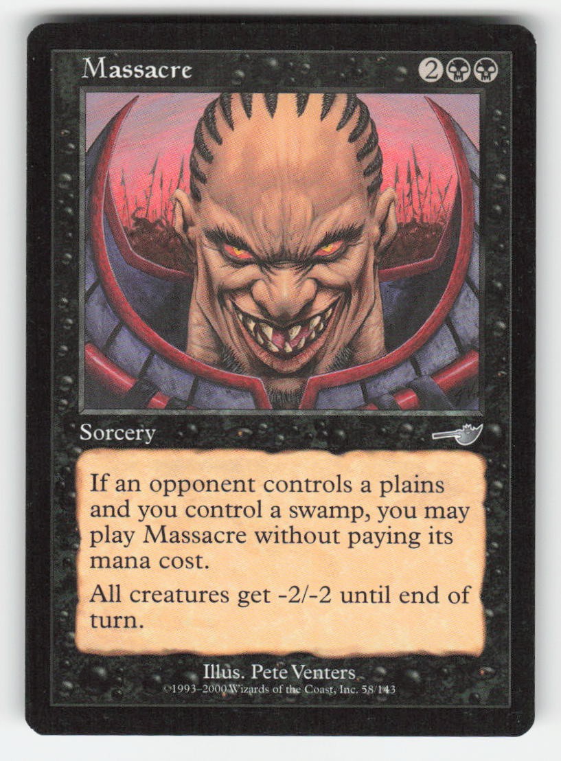 2000 Massacre Nemesis 58 MTG