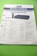 Service Manual - Instructions For JVC HR-D755 E, ORIGINAL