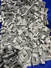 50 Pcs LEGO Classic “old light GRAY” 2x4 Bricks 3001