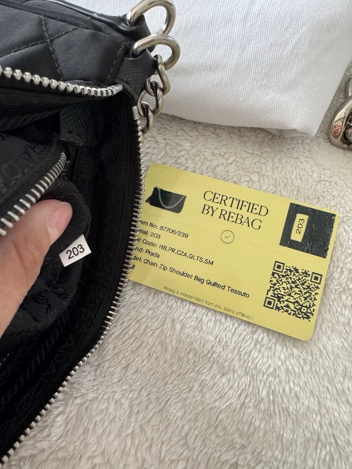 Bandolera Prada acolchada Tessuto (rara) Foto 4 de 4