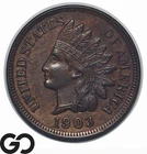 1903 Indian Head Cent Penny, Choice Unc++