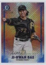 2021 Bowman Chrome Dawn of Glory Mega Box Mojo Blue Refractor Ji Hwan Bae 0m6w