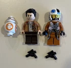 Lego Star Wars Minifigure Lot Q - Poe Dameron, BB-8 & X-Wing Resistance Pilot