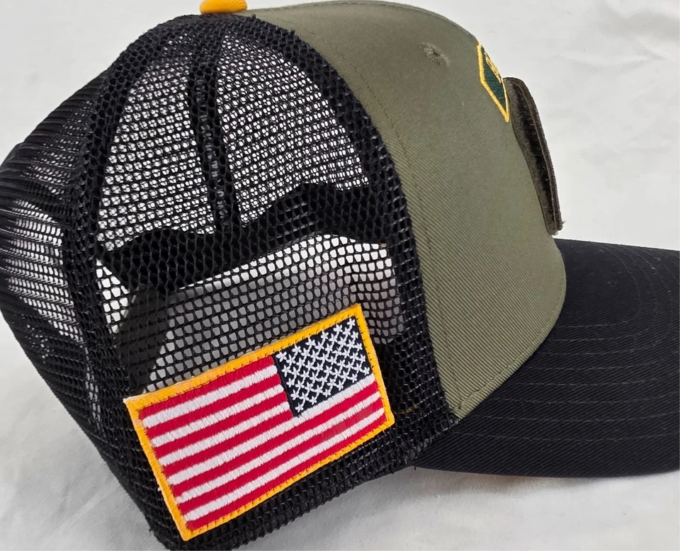 NOVO Boné Baylor BU Bears Verde Nike Militar Snapback Caminhoneiro Adulto M/G - Imagem 4 de 4