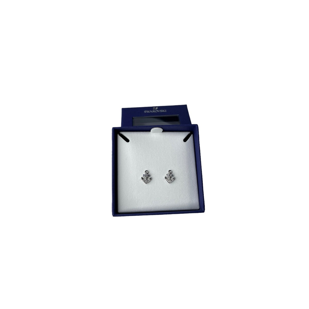 Swarovski Travel Exclusive Anchor Rhodium Plated Necklace  Swarovski Anchor Travel Exclusive Rhodium Plated and Crystal Stud Earrings main image 1