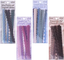 160PCS Lace Scrapbook Stickers, Vintage Transparent Aesthetic Stickers, Self Adh