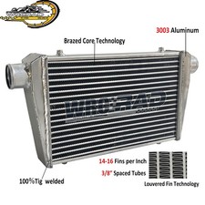 25x12x3 Intercooler Universal Fits Toyota Acura Audi Honda Mazda Bwm 2.5 Inout