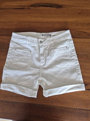 Weiße Shorts PROMOD Damen Größe M BAUMWOLLE SHORTS