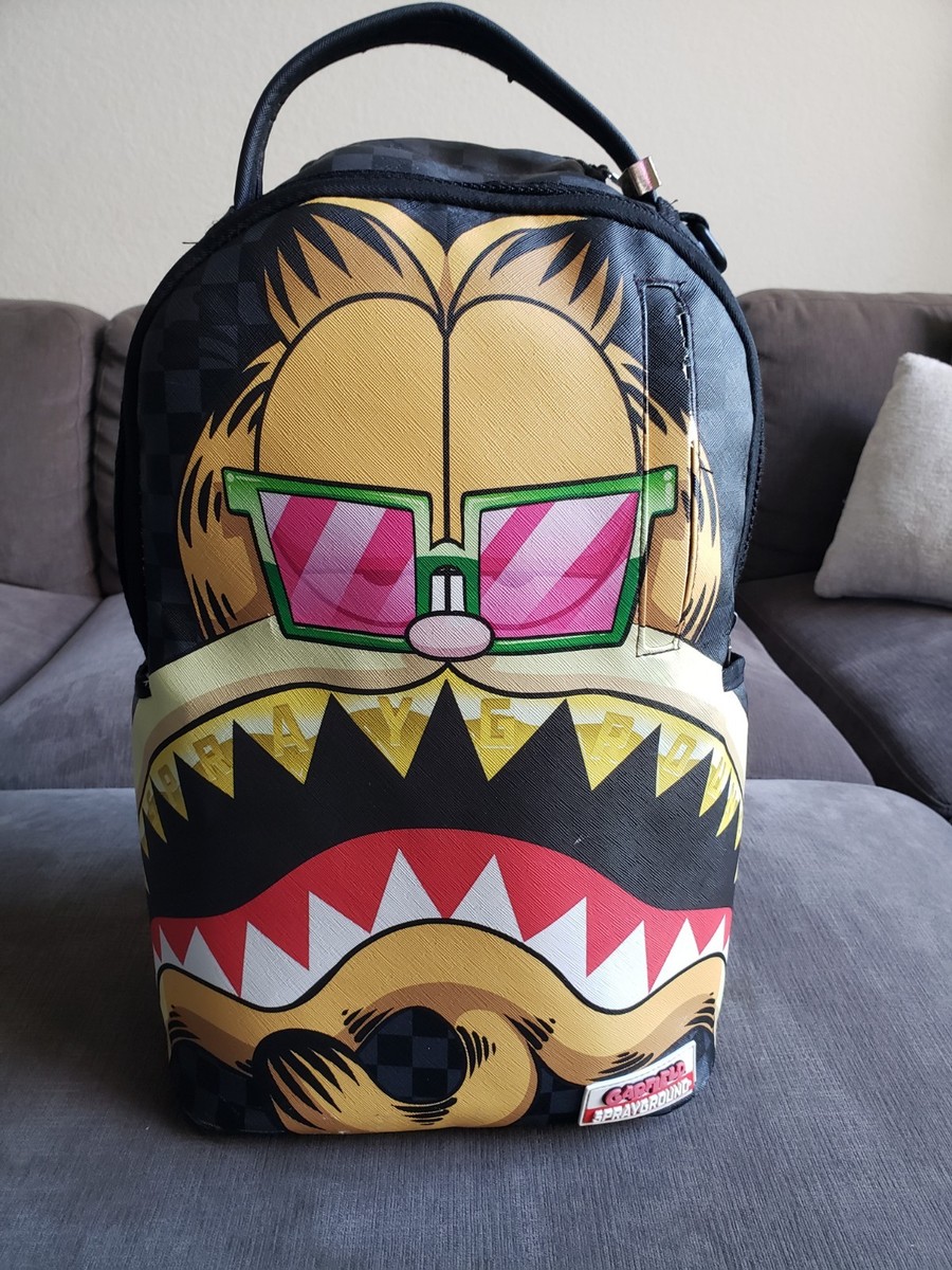 Sprayground x Garfield Shark Mouth Limted Edition Backpack - VERY