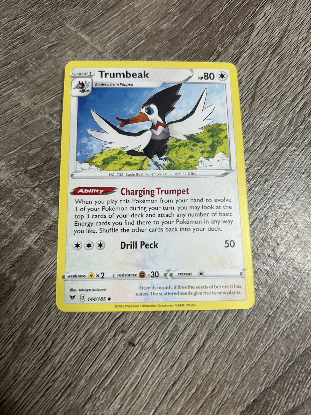 “Trumbeak” Pokemon Card