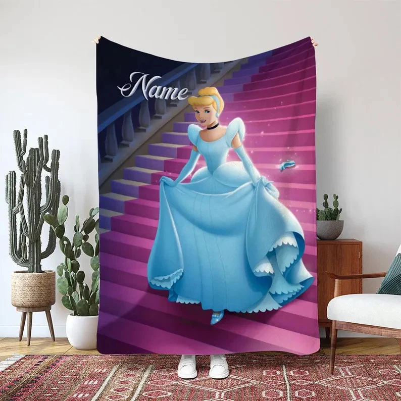 Disney Cinde Prince Charming Custom Blanket Gift For Fan, Kids
