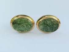 Mens Dolan & Bullock 14k GF Gold Fill Jade Gr...
