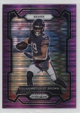 2023 Panini Prizm Purple Pulsar Prizm Equanimeous St Brown #53 18em