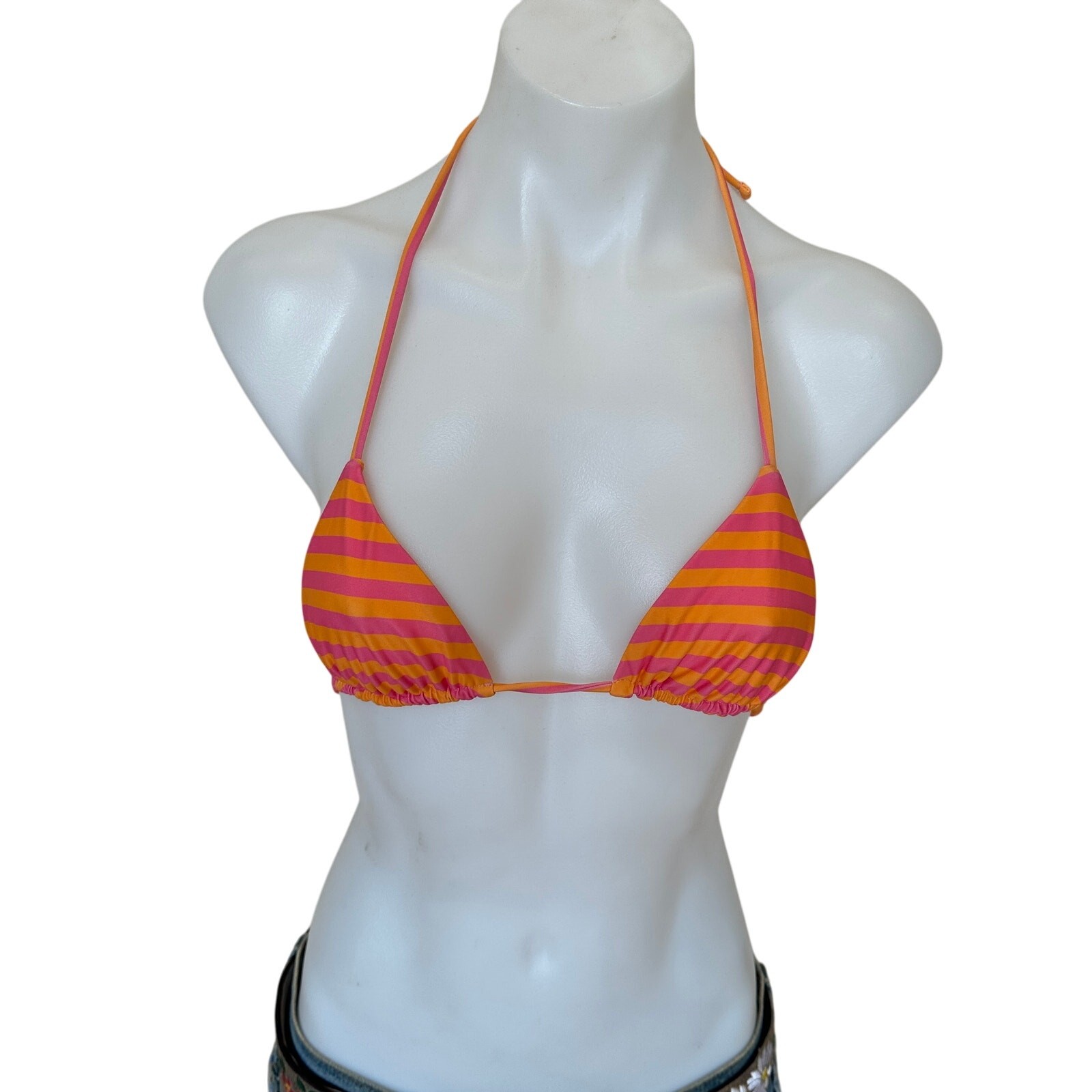Lovers + Friends Striped Triangle String Bikini T… - image 5
