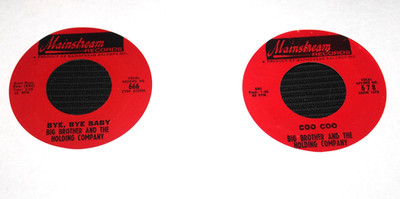 (JANIS JOPLIN) BIG BROTHER & THE HOLDING CO. (2 x 7'' 45 Vinyl) Bye Baby/Coo Coo