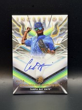 Chandler Simpson 2023 Inception #BPA-CSN Gold Foil Auto /50 