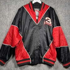 Vintage 90s Nutmeg Mills Dale Earnhardt The Intimidator Nylon Jacket Mens Size L