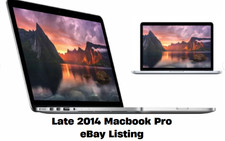 Apple MacBook Pro 13" Late 2014 - Silver - 8GB RAM - 256GB SSD - Used Laptop