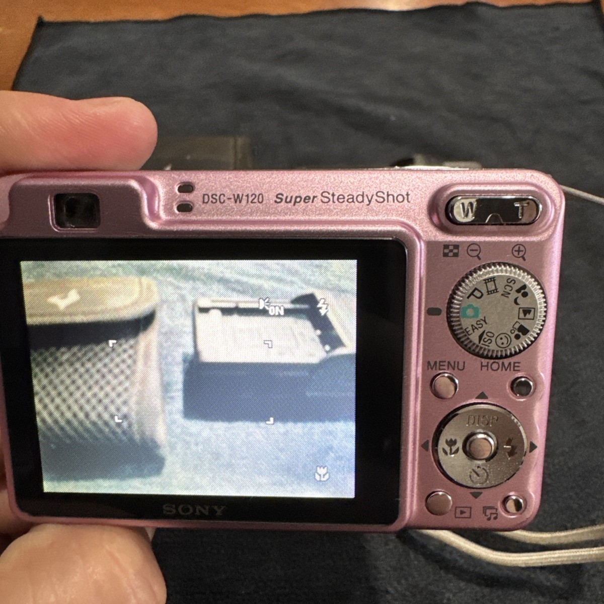 Sony CyberShot DSC-W120 Digital Camera Pink 7.2MP 4X Optical Zoom