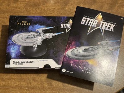 USS EXCELSIOR NCC-42037 - Fanhome Star Trek Starships Issue 9 Picard *CORRECTED*