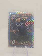 🔥2024 Topps Chrome Update Tyler Holton RC X-FRACTOR #USC192 TIGERS🔥
