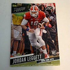 Panini 2017 Prestige Jordan Leggett New York Jets #208 RC Rookie Base Set Card. rookie card picture