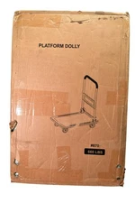 Big Portable Platform Dolly Cart 660 lbs Capacity #870 Folding Hand Truck