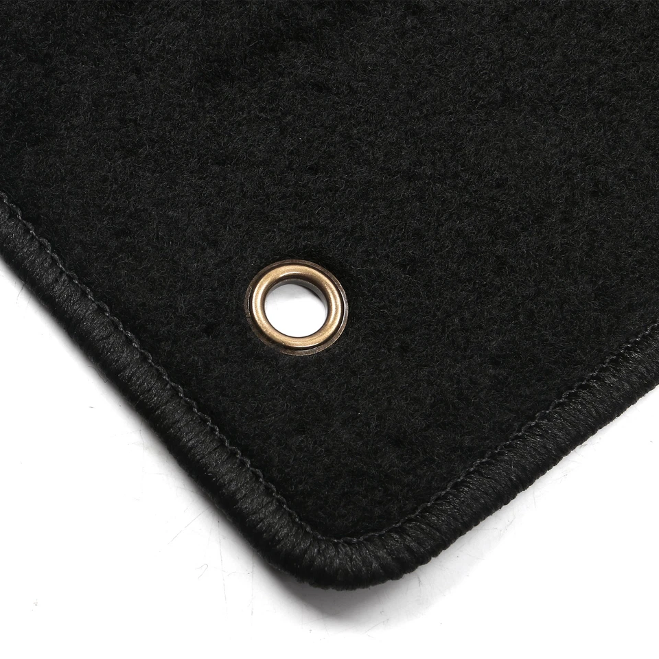 Fits 15-24 Nissan Murano Black Nylon Floor Mats Carpet Front Rear Anti-slip 3PCS - Image 3 of 4