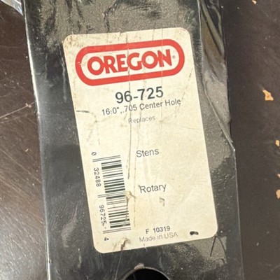 Oregon Mower Blade 96-725 16'' Steel Stens Rotary Compatible Pack of 4